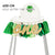 Lucky Green & Gold Coins High Chair Garland - St Patrick's Day First Birthday High Chair Banner Cake Smash Decoration