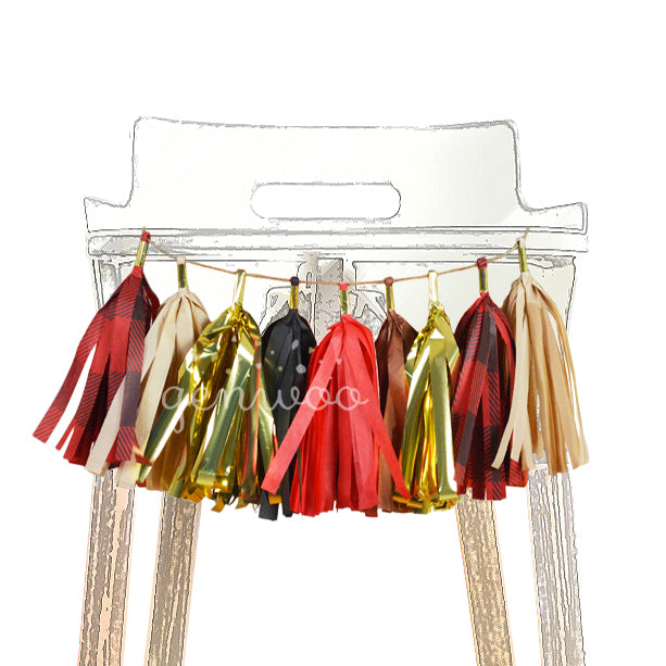 Lumberjack High Chair Garland