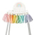 Pastel Rainbow High Chair Garland