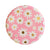 Pink Daisies Party Plates Large - Retro Groovy Birthday Party Tableware