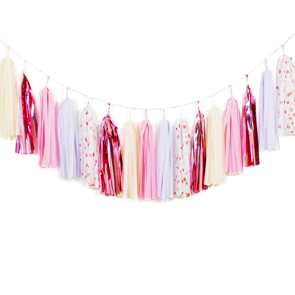 Pink Valentine Tassel Garland