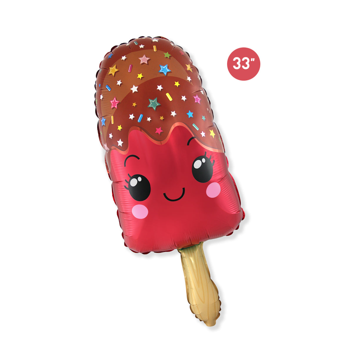 red cute popsicle foil balloon jumbo