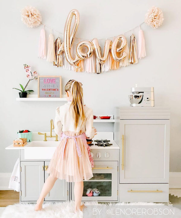 Blush Halloween Tassel Garland - Pink Halloween Decoration, Wall Hanging,  Blush and Pastel Halloween - GenWooShop