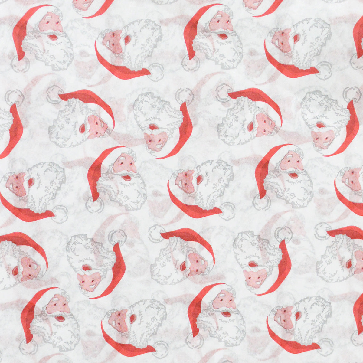 Happy Santa Claus Tissue Paper - Christmas Santa Claus Theme Gift Wrapping & Winter Party Favor Bags & Holiday Handcraft Supplies