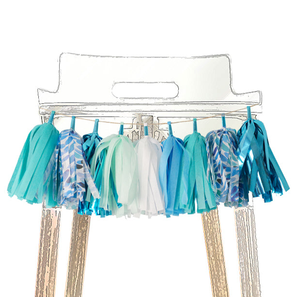 Sea Glass High Chair Garland