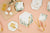 Secret Garden - White Botanicals Cocktail Paper Napkins - Harlow & Grey - Spring Garden Birthday Party Tableware, Botanical Party Supplies, Greeneries Napkins, Bridal shower