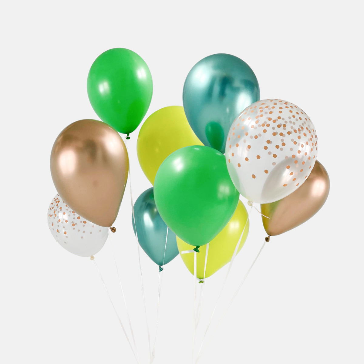 Green & Gold St Patrick's Day Balloon Bouquet