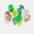 Green & Gold St Patrick's Day Balloon Bouquet - Shamrock Clover Irish Kids Birthday Baby Shower Bridal Shower Wedding Balloon Decorations