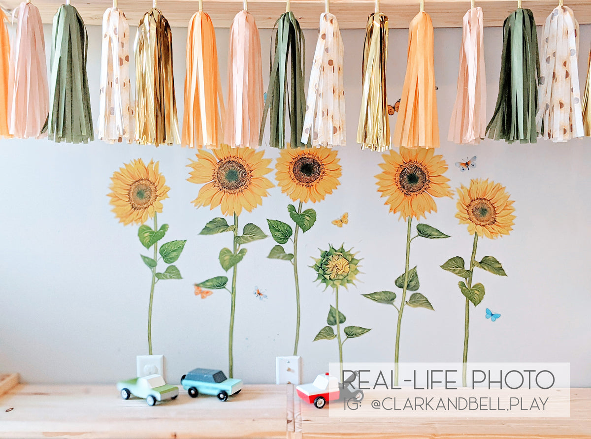 Sunflower Tassel Garland