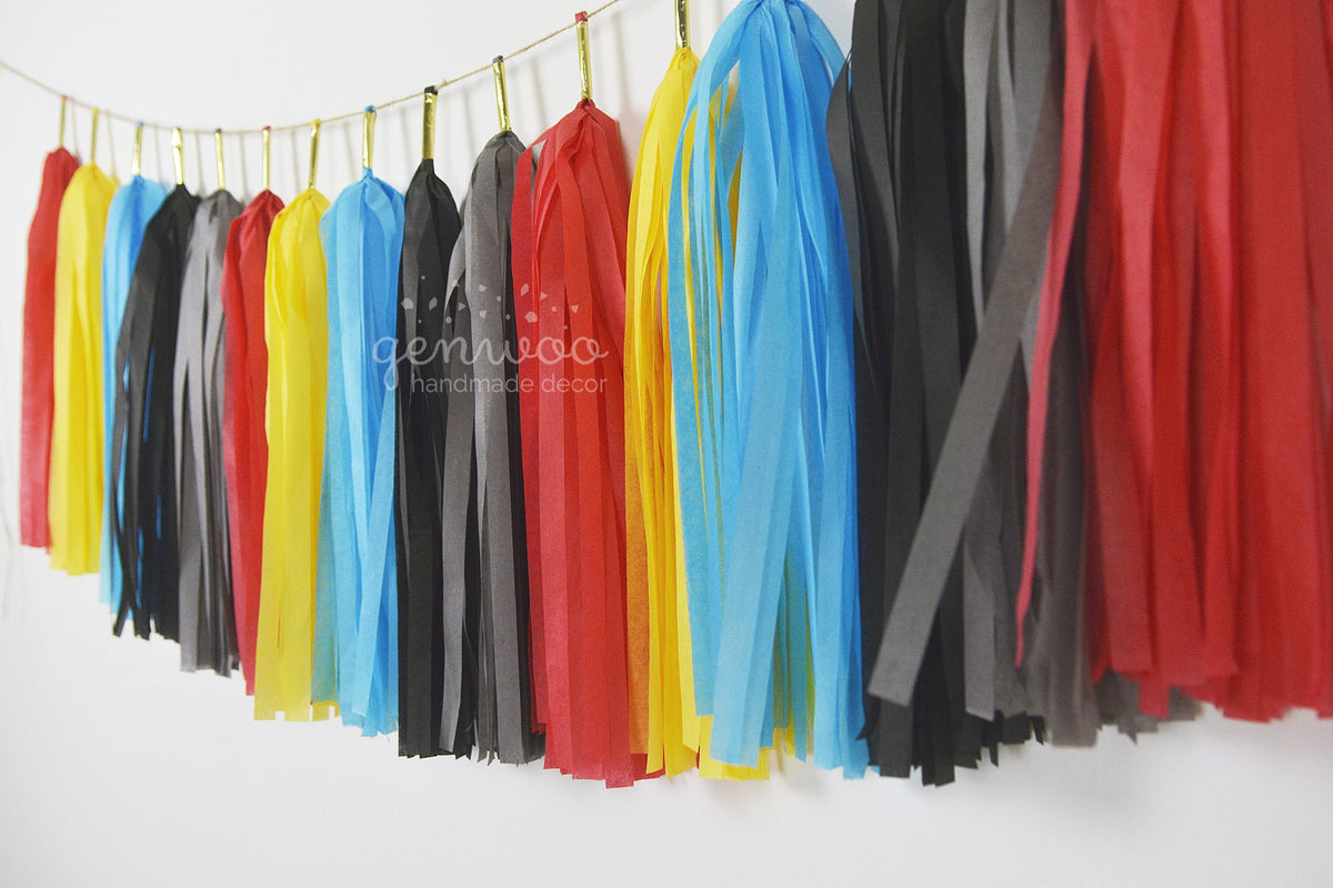 Superhero Tassel Garland