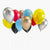 Superhero Latex Balloon Bouquet and Jumbo Lightning Bolt Foil Balloon Combo - Superhero Birthday Party Decorations