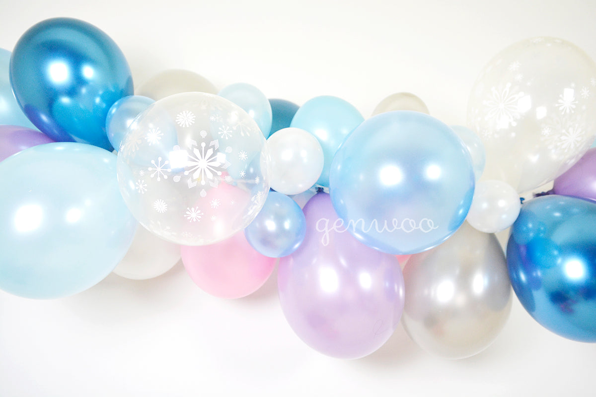 Winter Wonderland Balloon Garland Kit