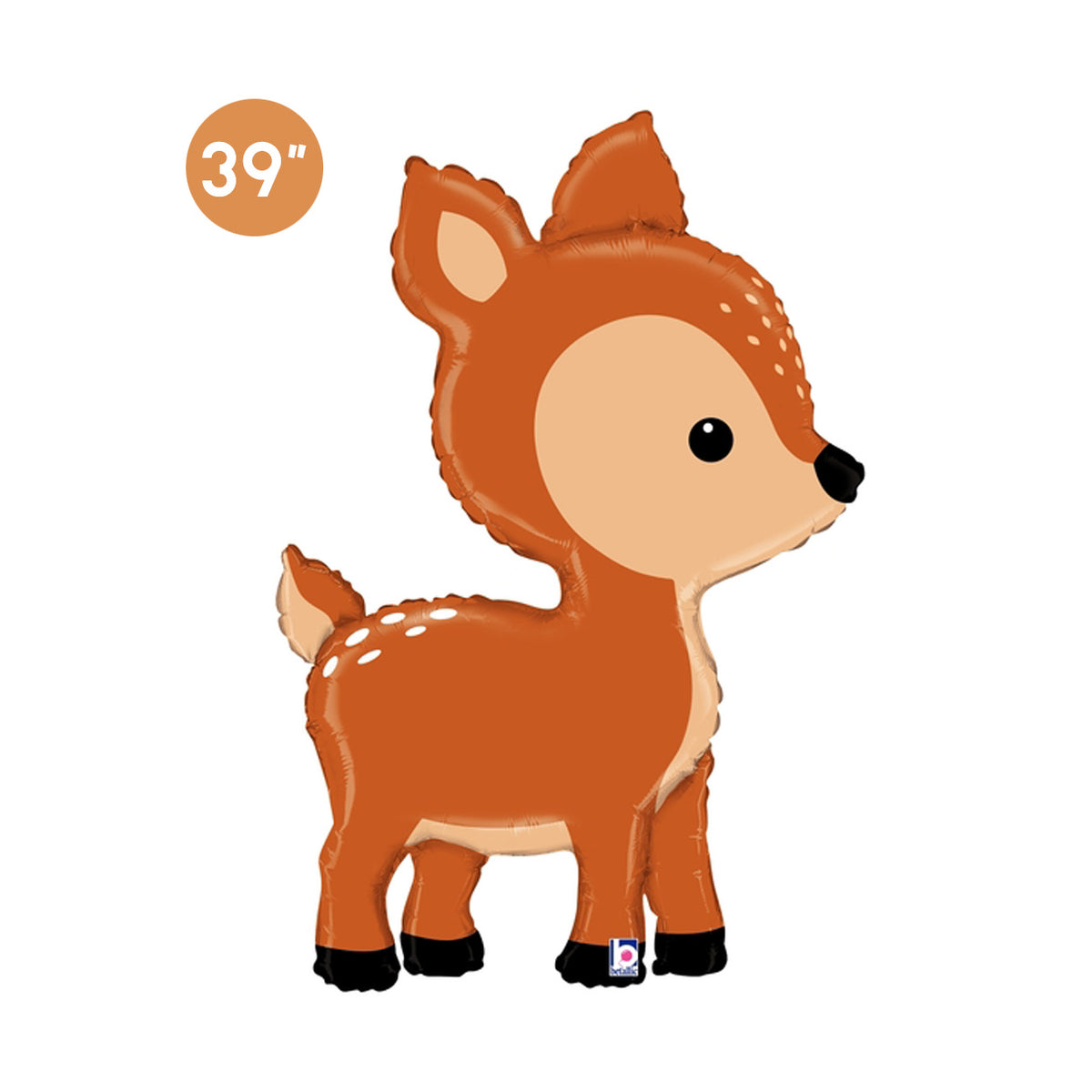 Woodland Deer Foil Balloon - Woodland Animal Birthday Party Balloon Decoration Woodland Animal Baby Shower Supplies Kids Party GenWoo Shop