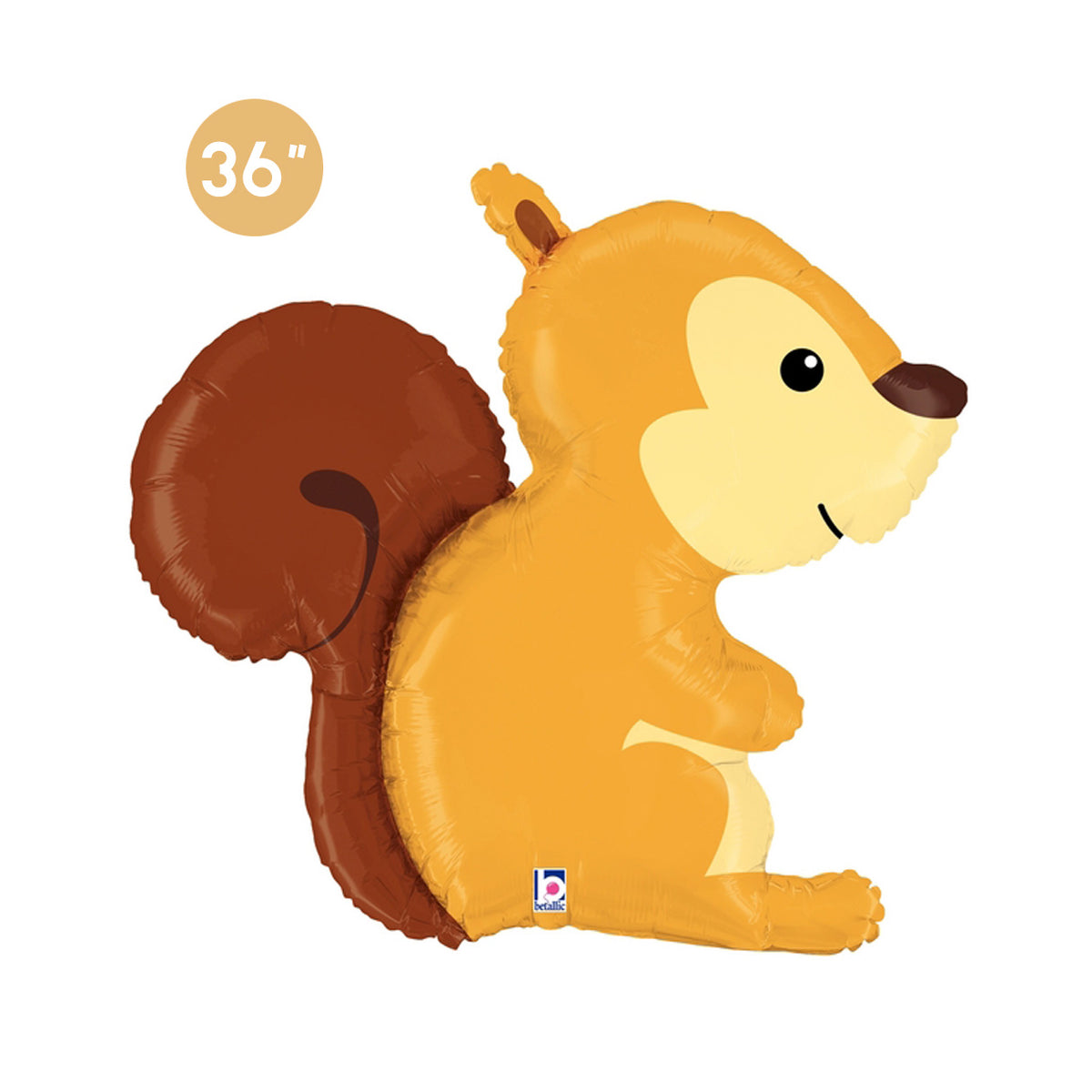 Woodland Squirrel Foil Balloon- Woodland Animal Birthday Party Balloon Decoration Woodland Animal Baby Shower Supplies Kids Party GenWoo Shop