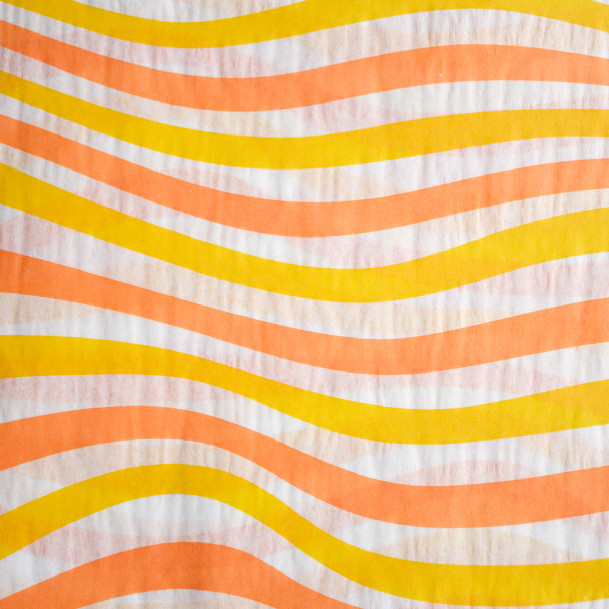 Yellow and Orange Wave Lines Tissue Paper - Candy Desserts Gift Wrapping & Handcraft Paper Supplies