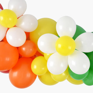 Rainbow Daisy Balloon Garland Kit