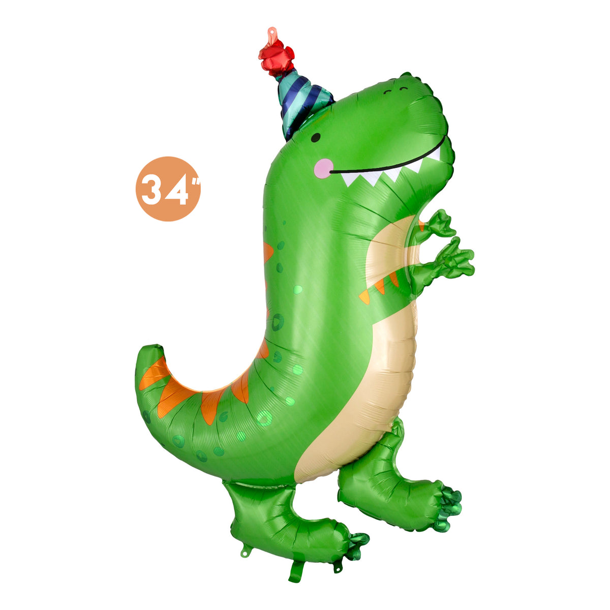 Jumbo Party T-Rex Foil Balloon 34-inch