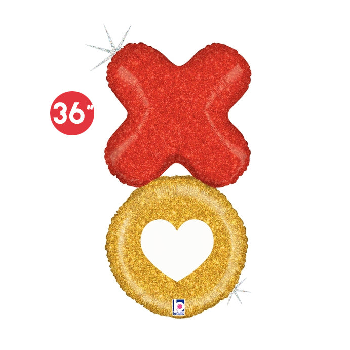 Jumbo XO Foil Balloon 36-inch