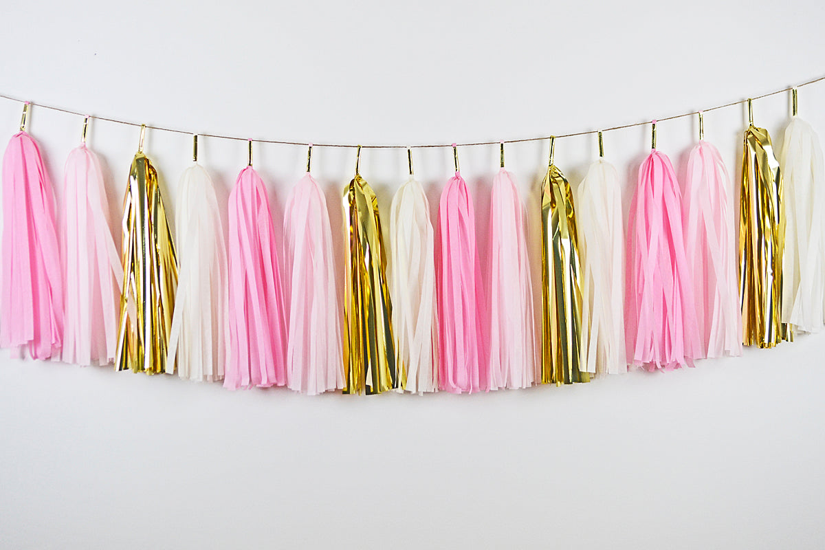 Pink Princess Tassel Garland