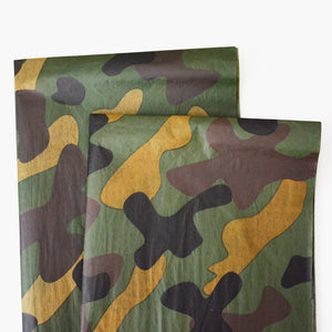 Army Camouflage Patterned Tissue Paper