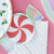 Red Peppermint Cocktail Napkins - Cute Christmas Napkins, Red Christmas Party Tableware Supplies, GenWoo Shop, Jollity & Co