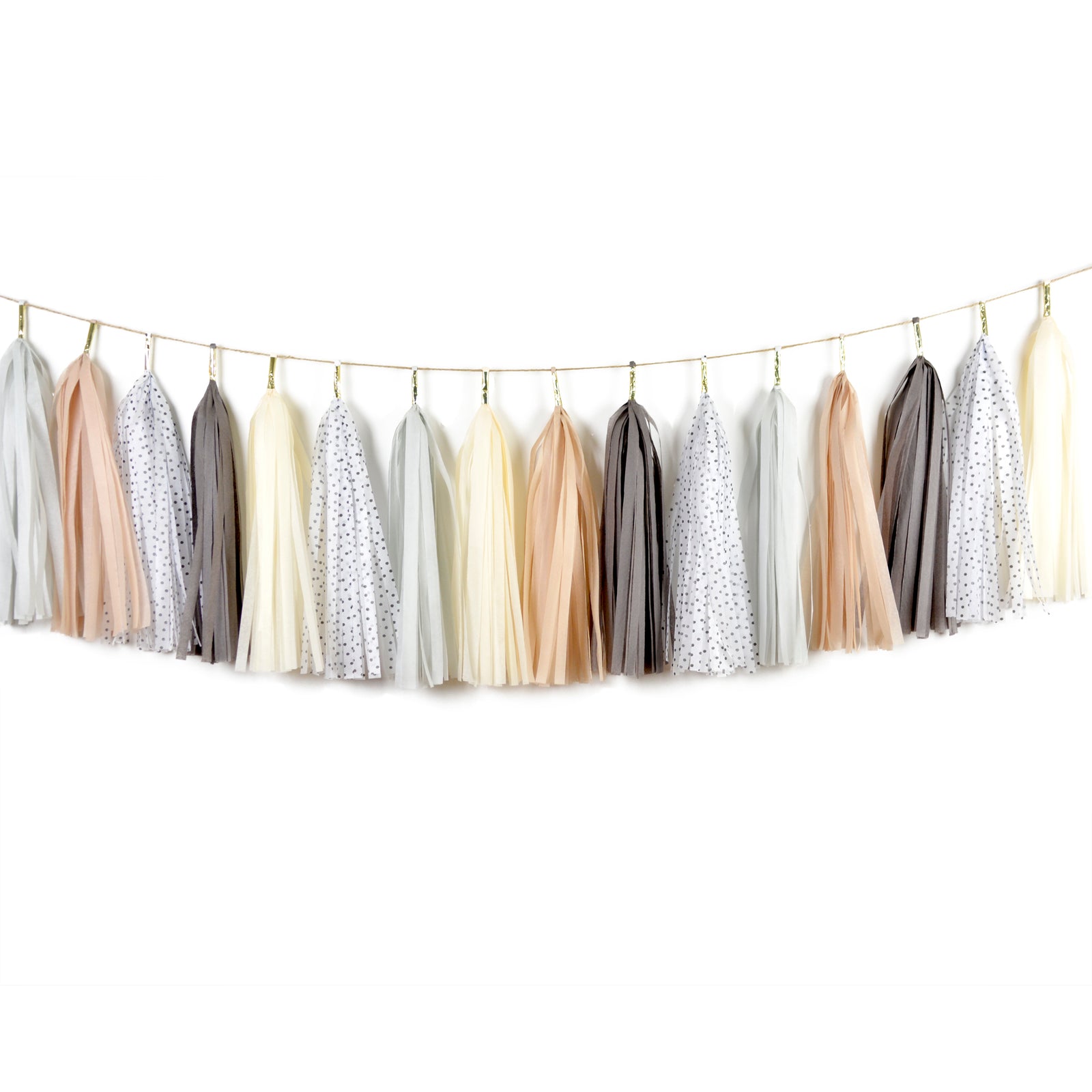 Classic Neutrals Tassel Garland