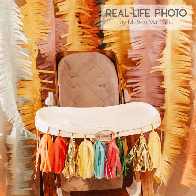 Custom High Chair Garland {Pick Your Colors}
